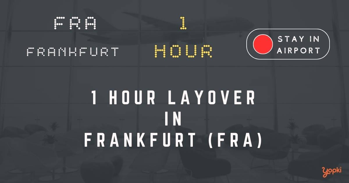 1 hour layover in frankfurt fra