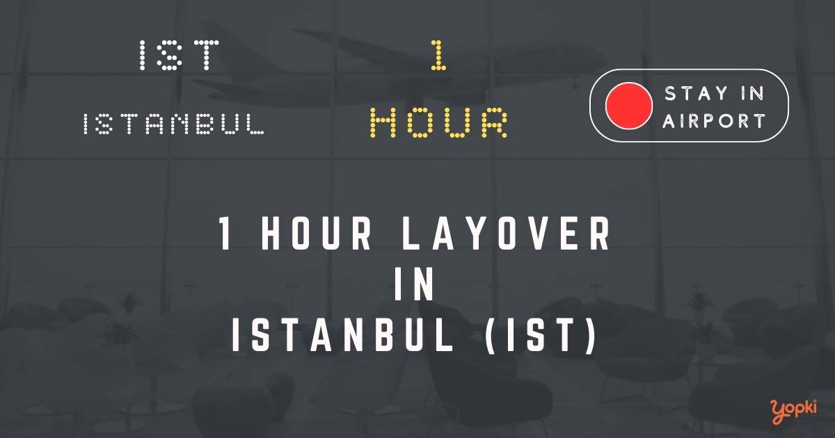 1 hour layover in istanbul ist
