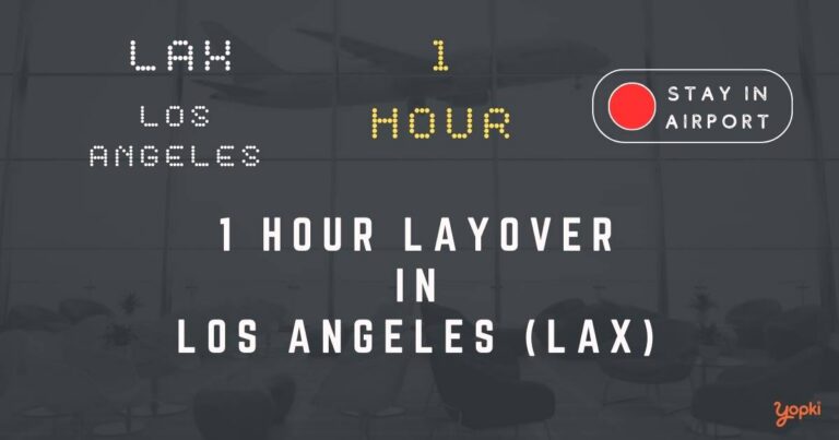 1 hour layover in los-angeles lax