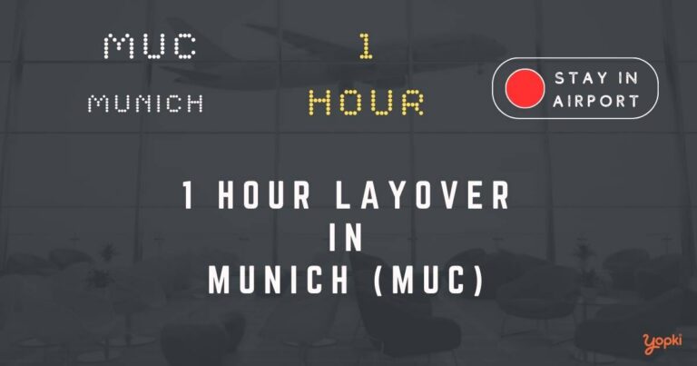 1 hour layover in munich muc