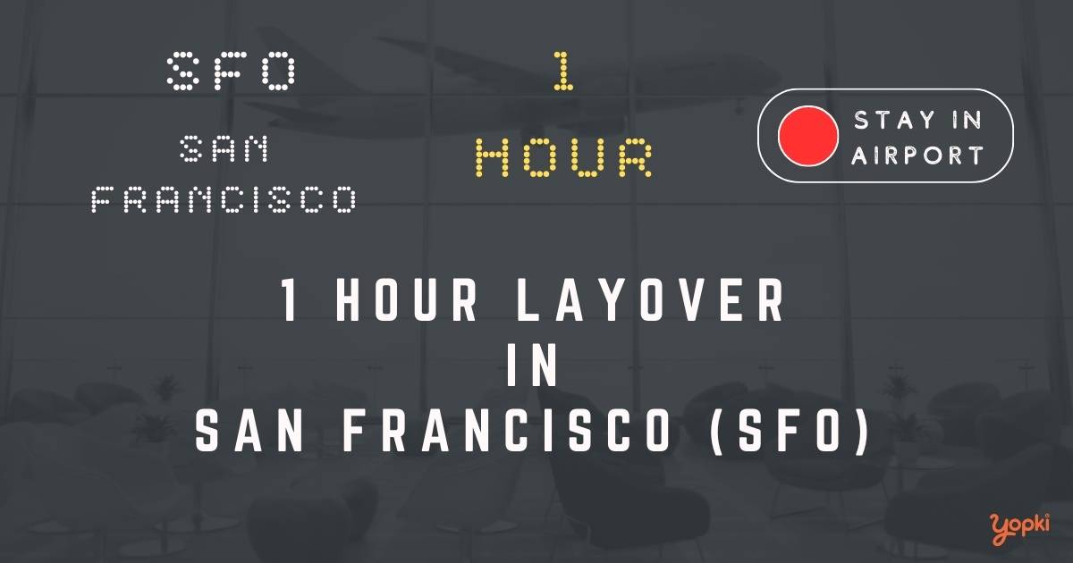 1 hour layover in san-francisco sfo