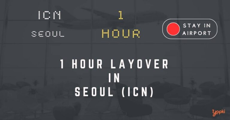 1 hour layover in seoul icn