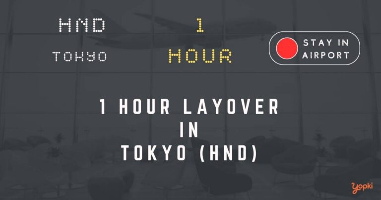 1 hour layover in tokyo hnd