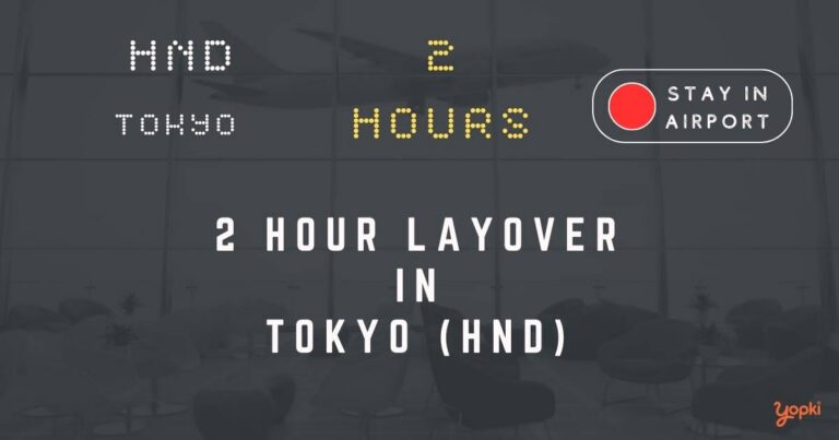 2 hour layover in tokyo hnd