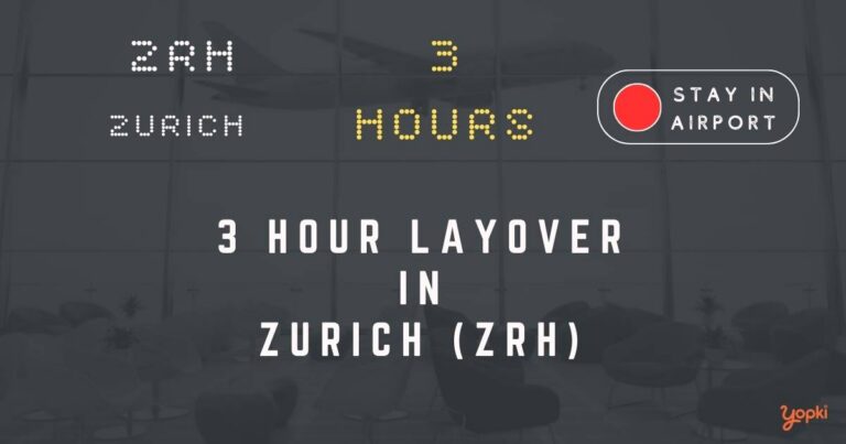 3 hour layover in zurich zrh