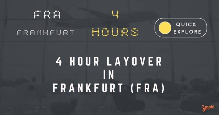 4 hour layover in frankfurt fra
