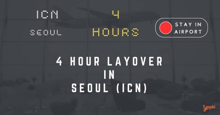4 hour layover in seoul icn