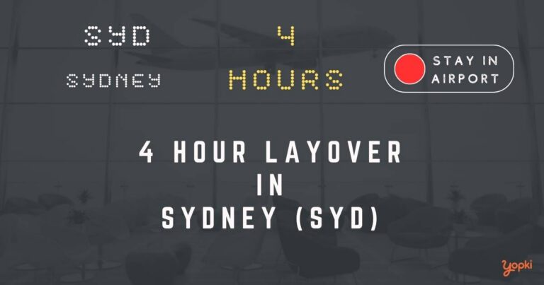 4 hour layover in sydney syd