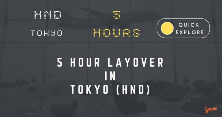 5 hour layover in tokyo hnd