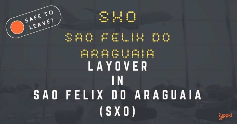 Sao Felix do Araguaia Airport Layover Guide – What to Do at SXO